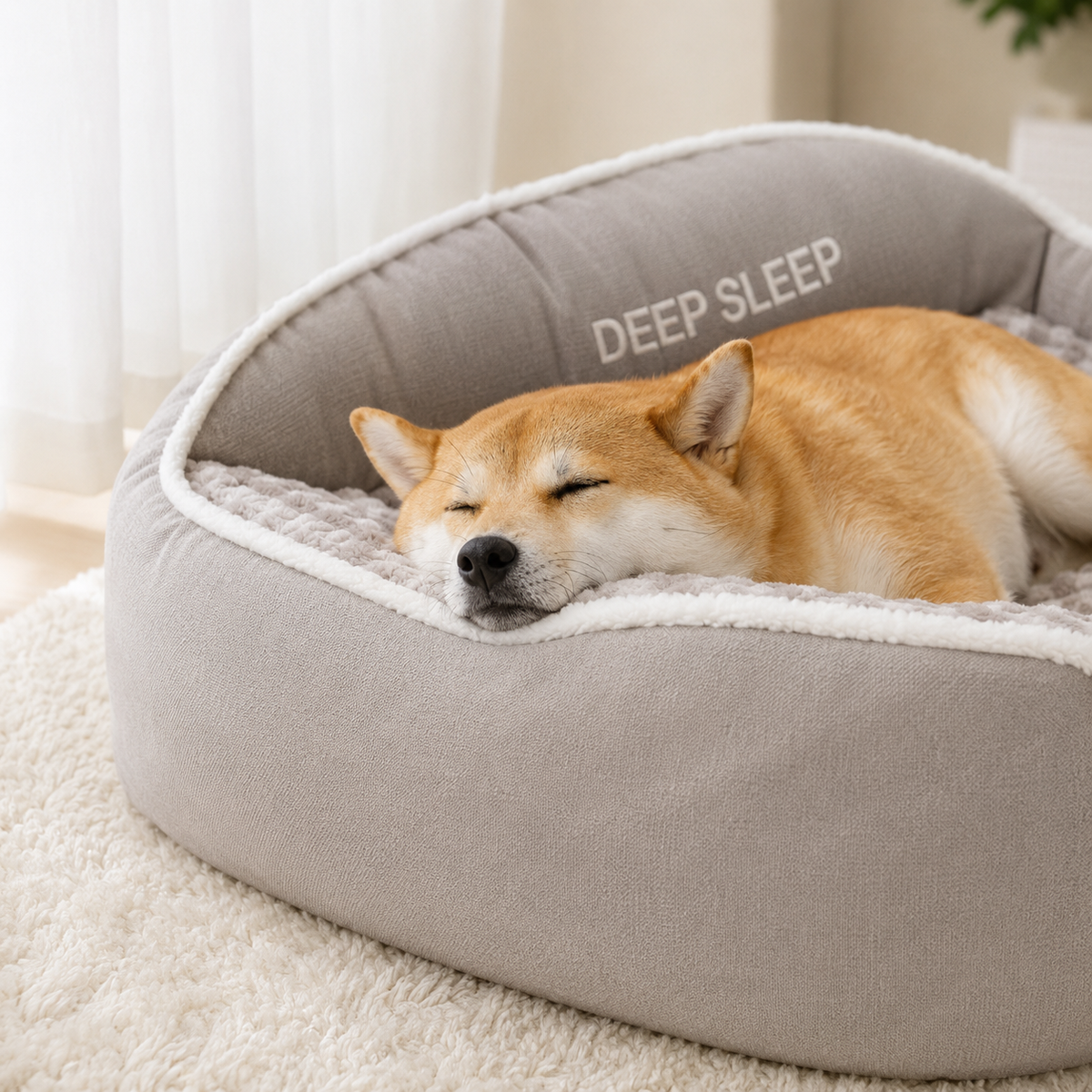 Stilvolles Sofa-Hundebett Für Den Wohnbereich