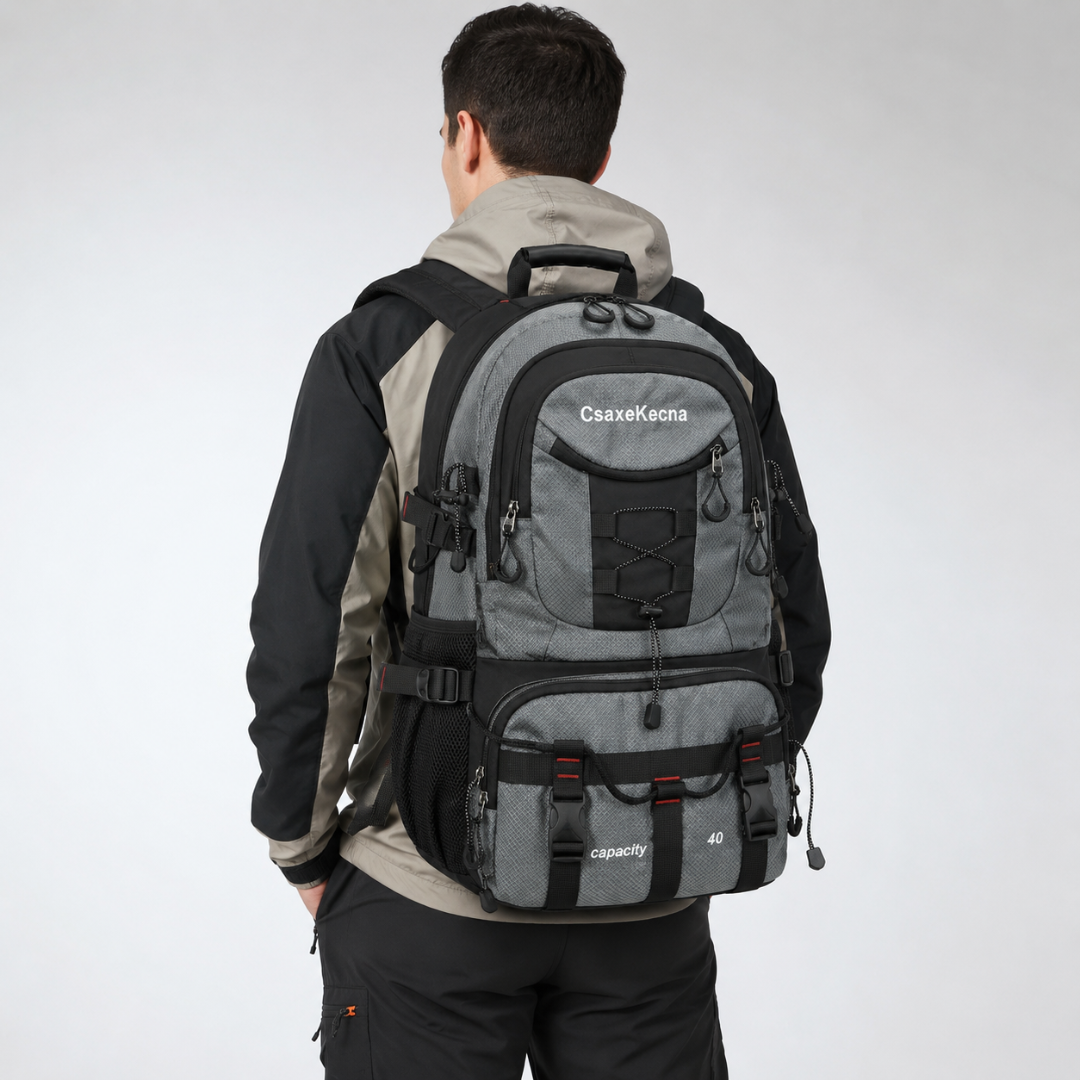 Trekkingrucksack 40L mit luftgepolstertem Tragesystem, Lurevo