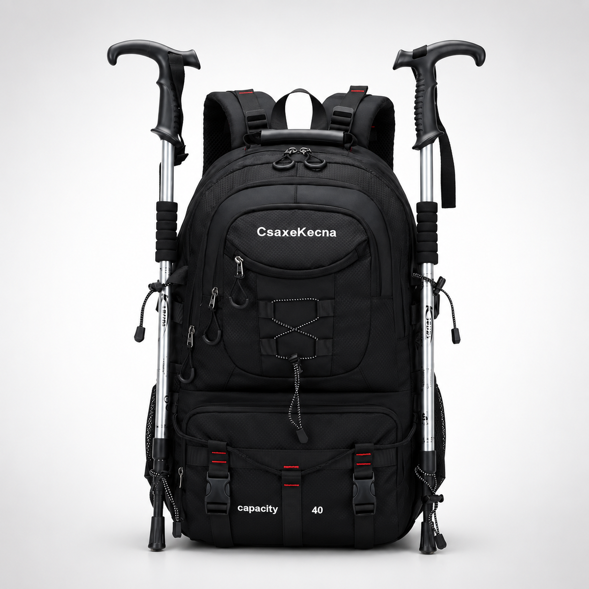 Trekkingrucksack 40L mit luftgepolstertem Tragesystem, Lurevo