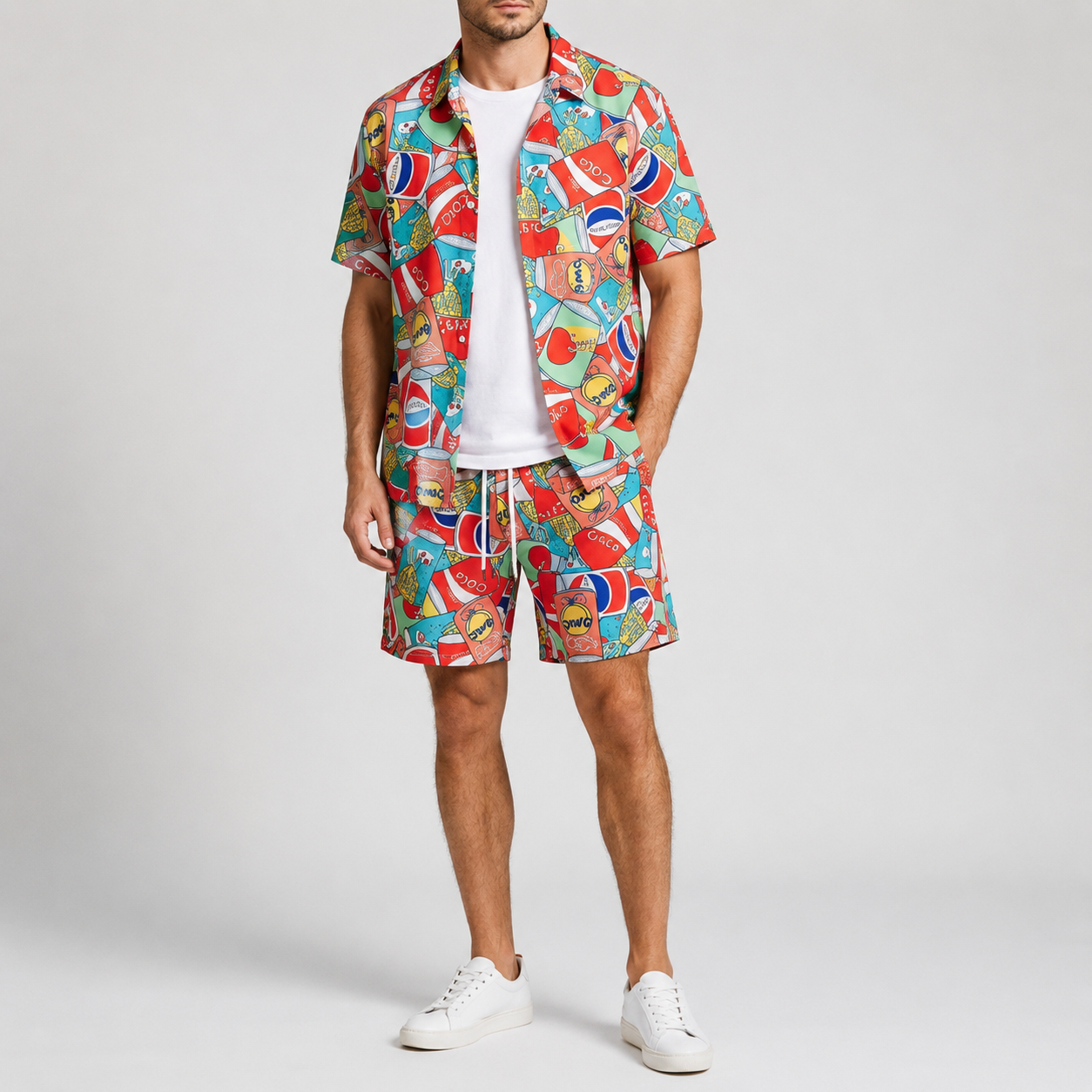 Nordspur | Tropivex Tropisches Print Hemd und Shorts Set