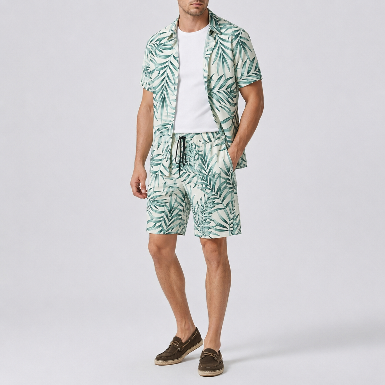 Nordspur | Tropivex Tropisches Print Hemd und Shorts Set