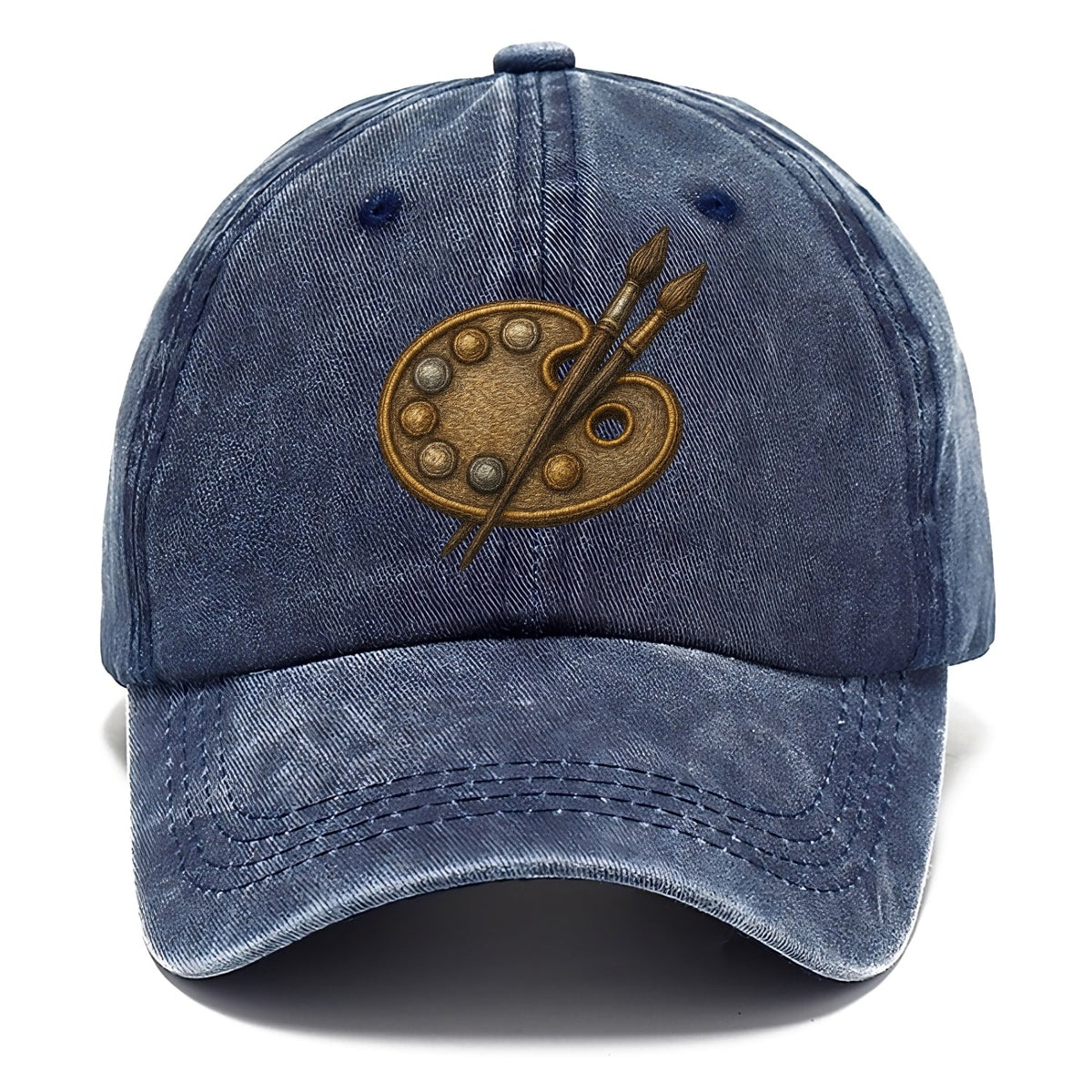 Künstlerpalette mit Pinseln - Maler-Emblem - Classic Cap