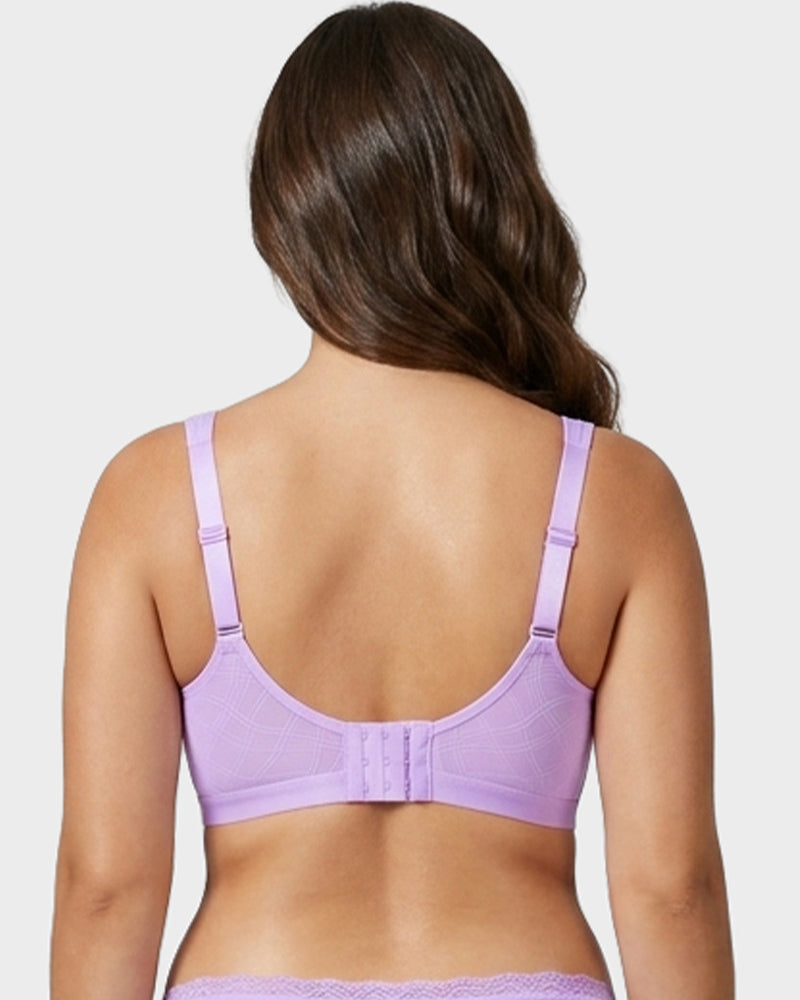 Ultraleichter BH mit vollständiger Abdeckung, Jacquard-Netz und Komfort