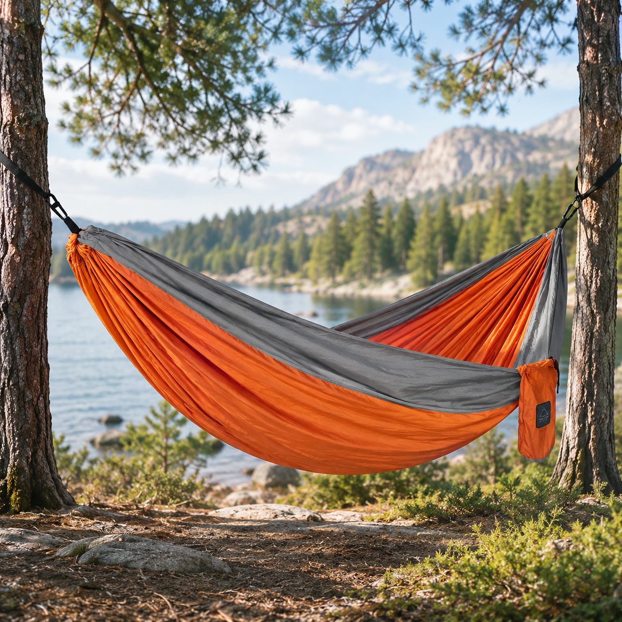 Ultraleichte Hängematte 2 Personen – SkyNest Duo