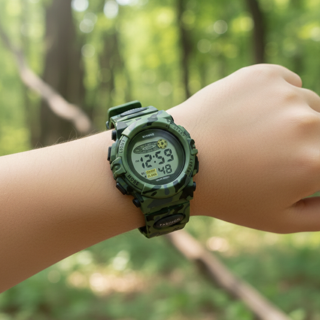 Uhren für Kinder wasserdicht & stoßfest – TimeGuard Kidswatch