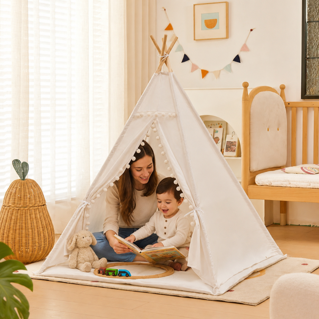 Kinder Tipi-Spielzelt für Innen und Außen