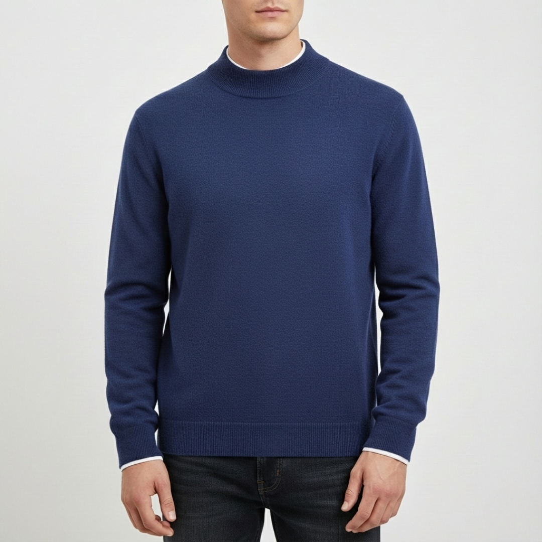 Nordspur | Herren Stehkragen-Pullover
