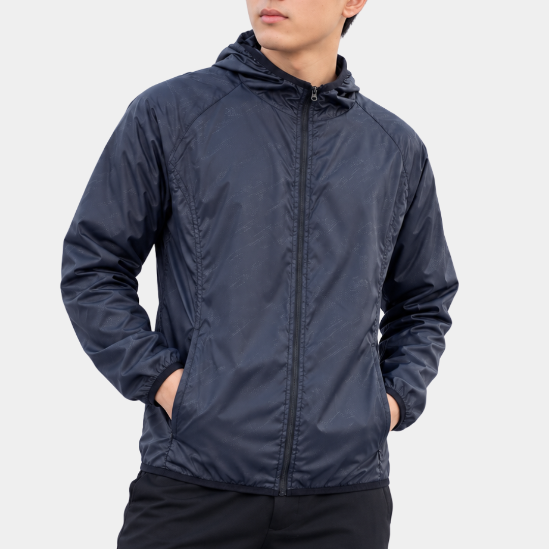 Nordspur | AeroShield Leichte Kapuzen-Herren-Windjacke