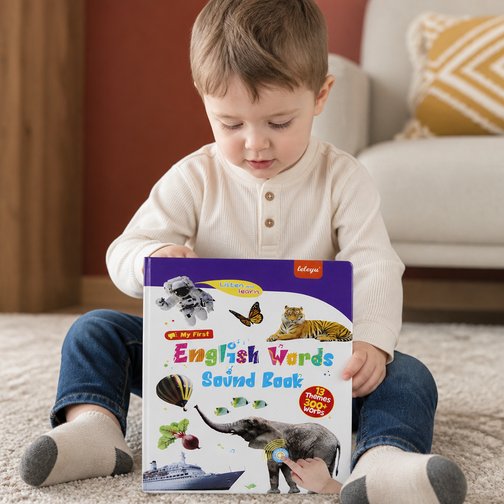 Interaktives Englisch-Soundbuch für Kinder – Antippen & Zuhören – Spielerisches & Einfaches Frühes Lernen