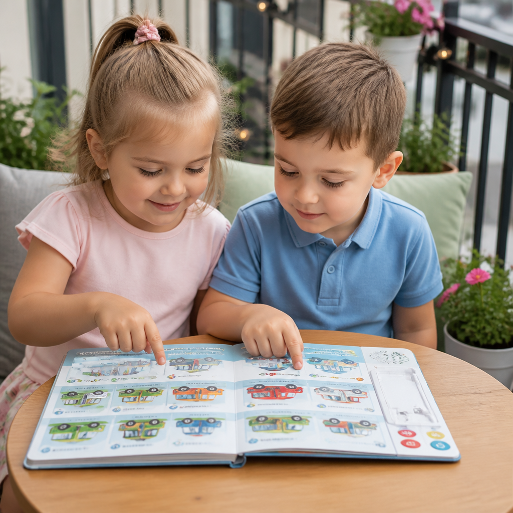 Interaktives Soundbuch zum Englischlernen für Kinder – Berühren, Hören und Spielerisch Lernen