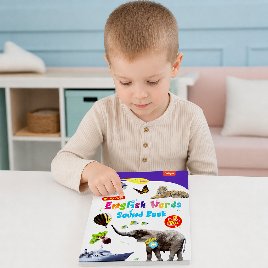 Interaktives Soundbuch zum Englischlernen für Kinder – Berühren, Hören und Spielerisch Lernen