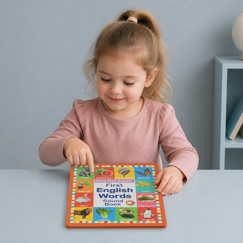 Interaktives Soundbuch zum Englischlernen für Kinder – Berühren, Hören und Spielerisch Lernen