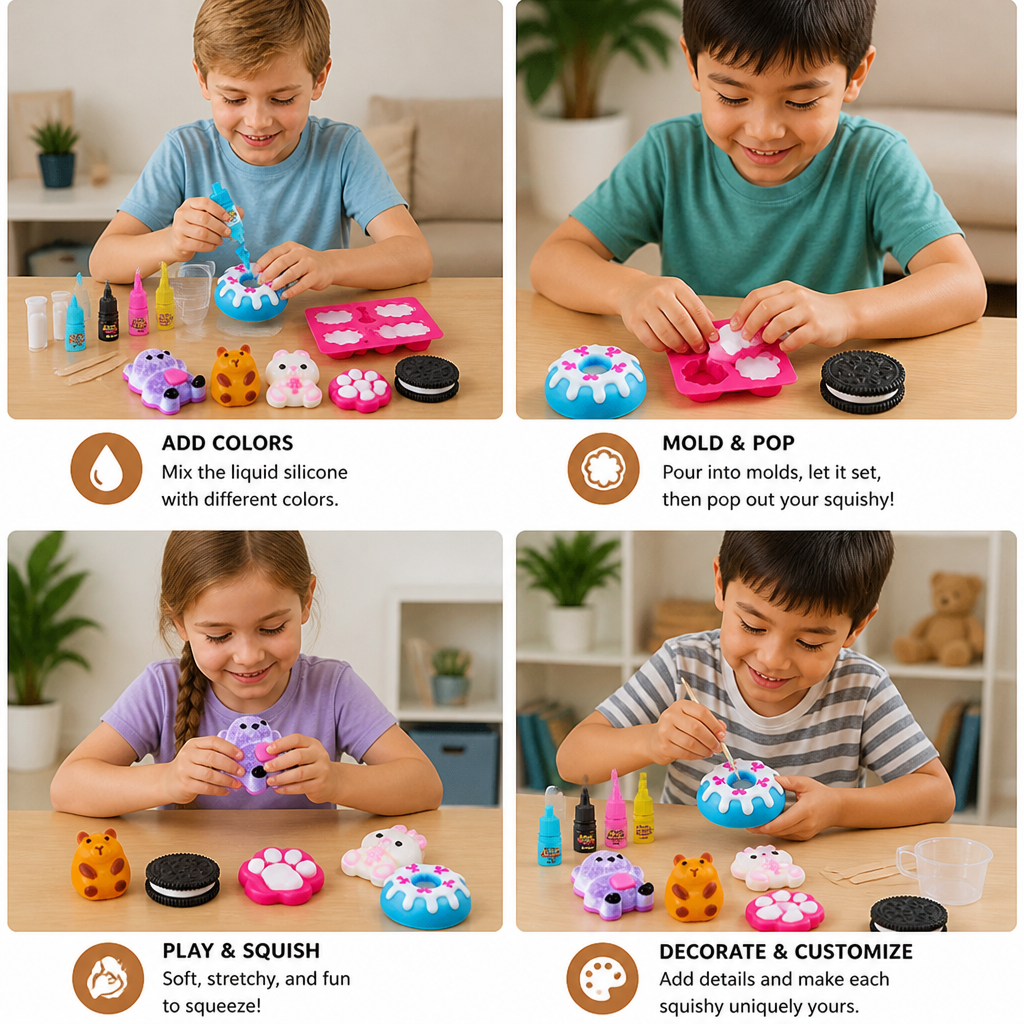 Squishy Bastelset für Kinder