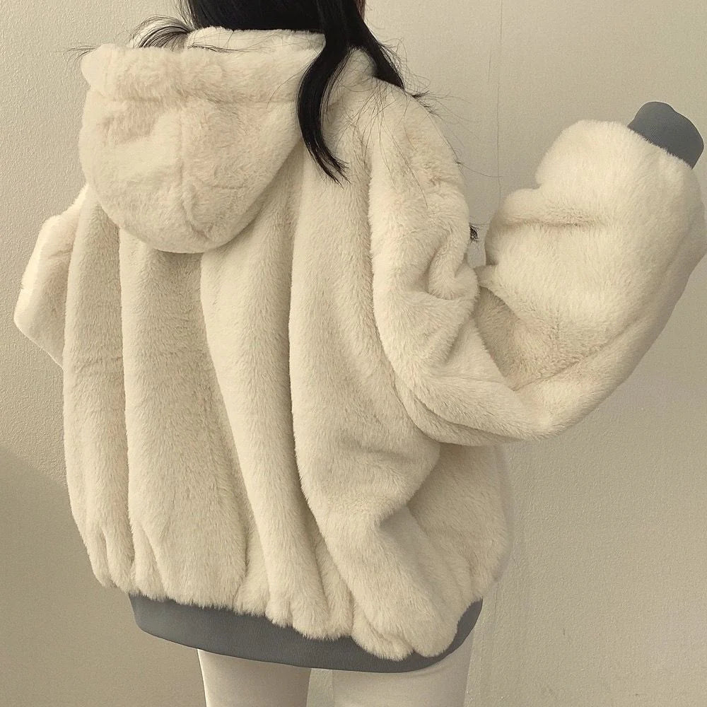 2-in-1 Damen-Wintermantel mit Kapuze Vielseitige Wärme und Stil für kaltes Wetter