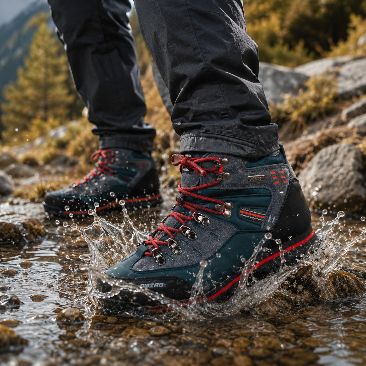 Wanderschuhe Herren für winterliche Outdoor-Abenteuer – Rutschfeste Bergschuhe
