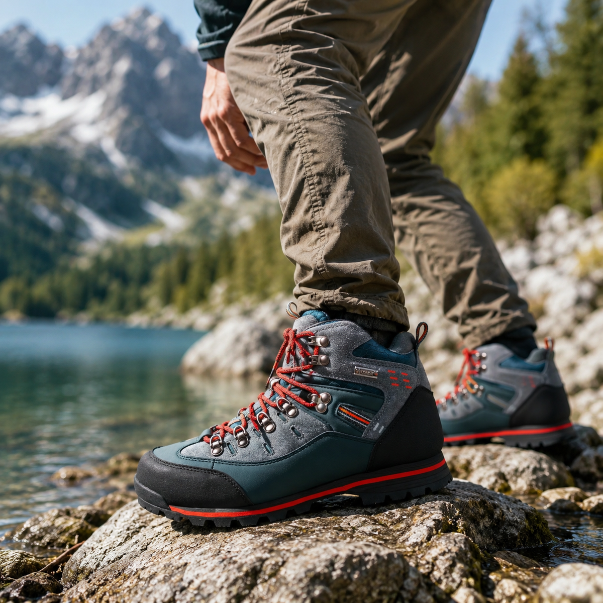 Wanderschuhe Herren für winterliche Outdoor-Abenteuer – Rutschfeste Bergschuhe