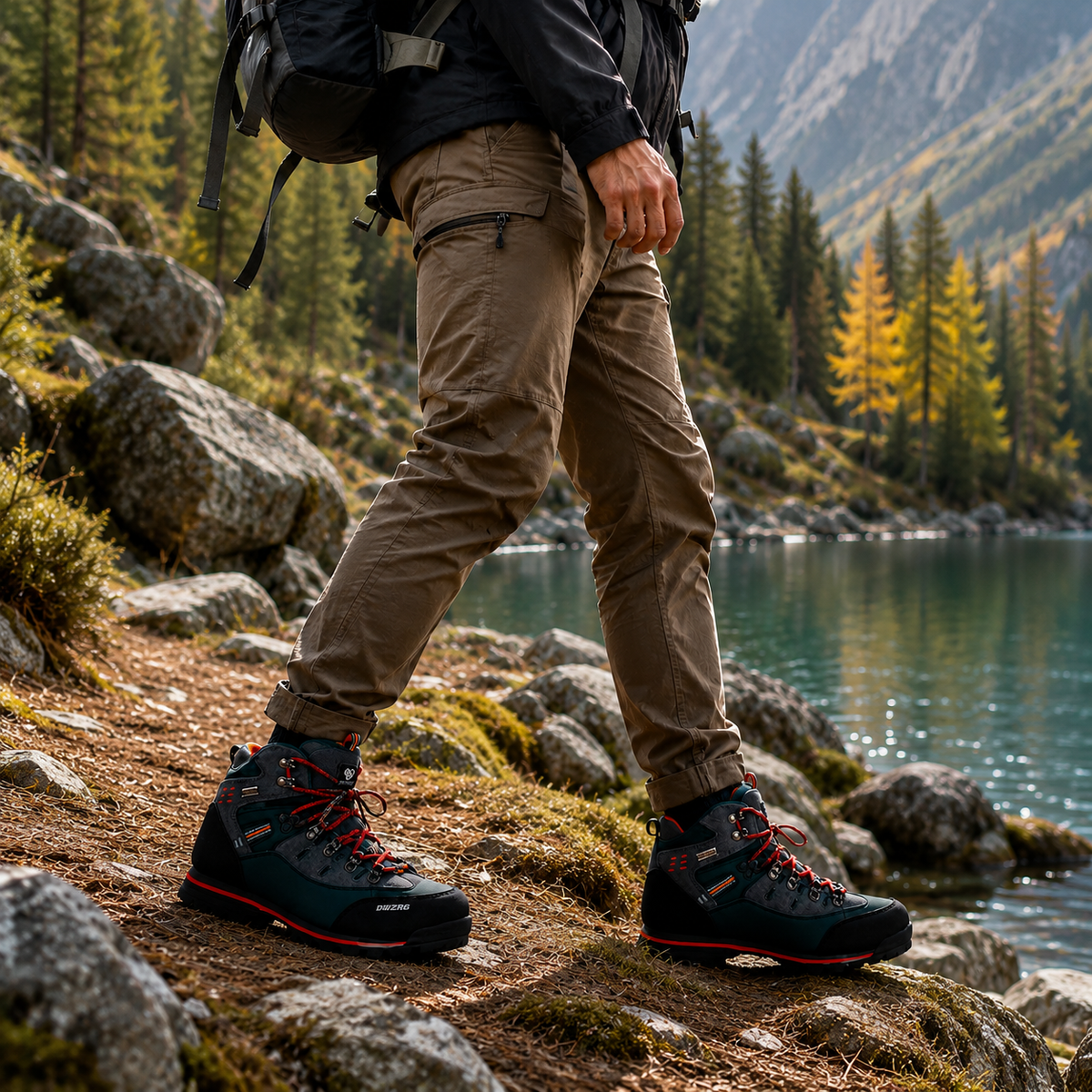 Wanderschuhe Herren mit Knöchelschutz – Wasserdichte Bergschuhe