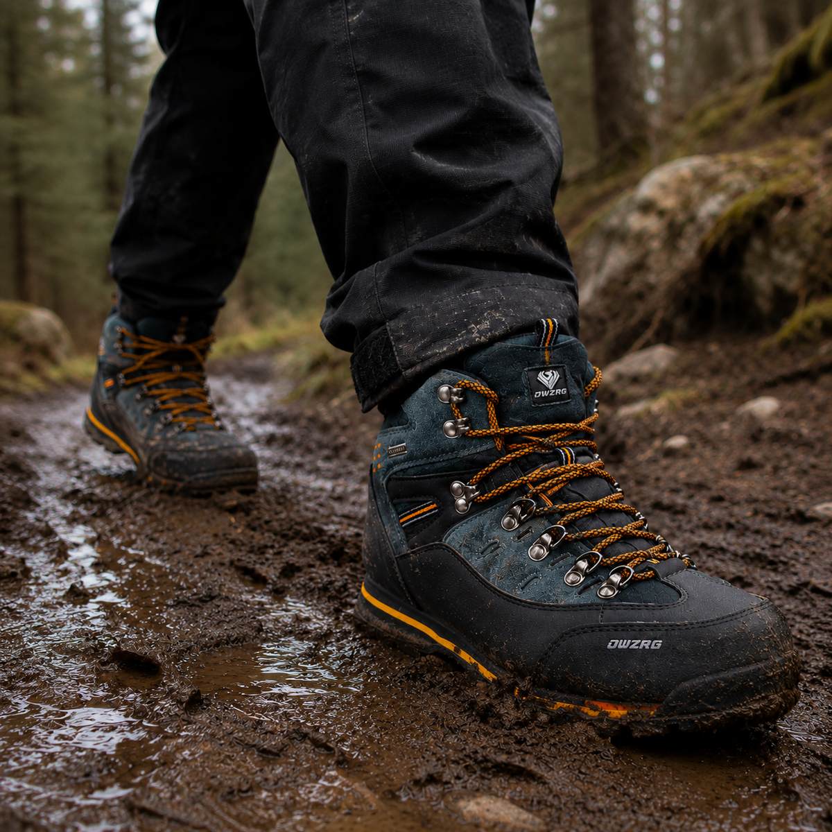 Wanderschuhe Herren mit dezenter Sohlenerhöhung – Wasserdichte Bergschuhe