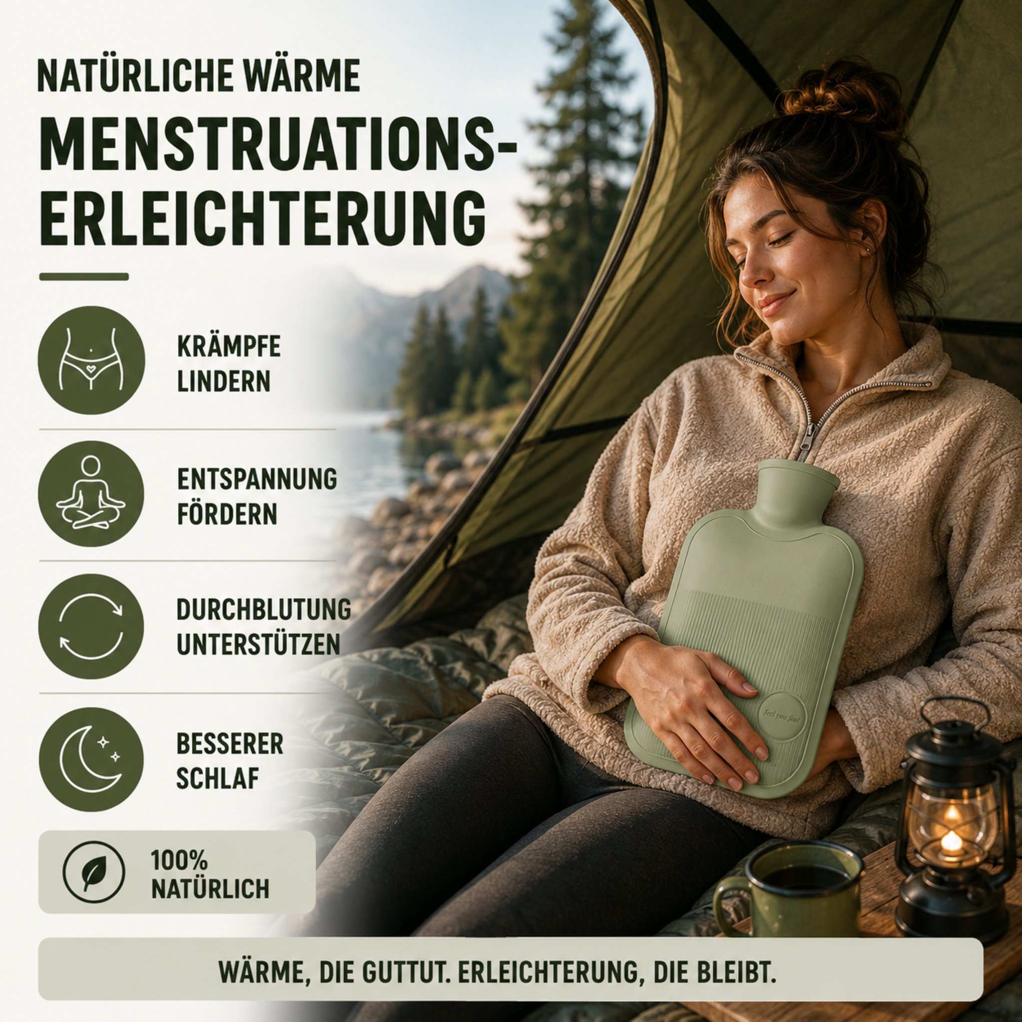 Wärmflasche 2000 ml auslaufsicher – ThermoComfort