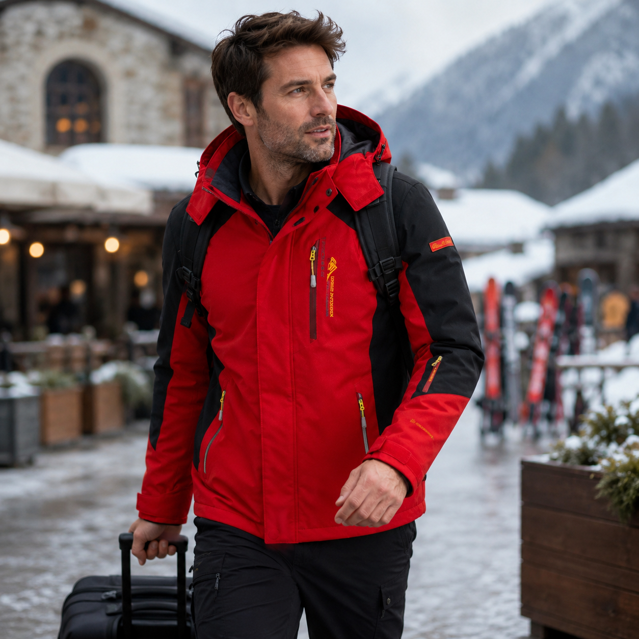 Wasserdichte Herren-Wanderjacke – Expeditionsshell