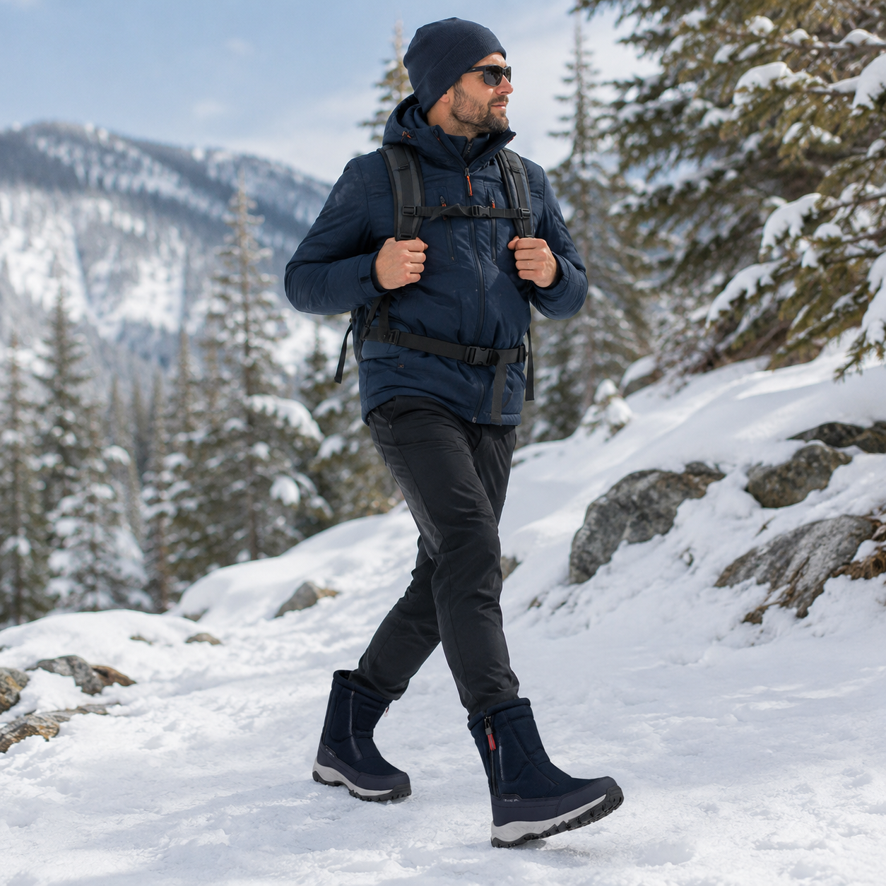 Wasserdichte Winterstiefel Damen gefüttert – FrostTrek Urban