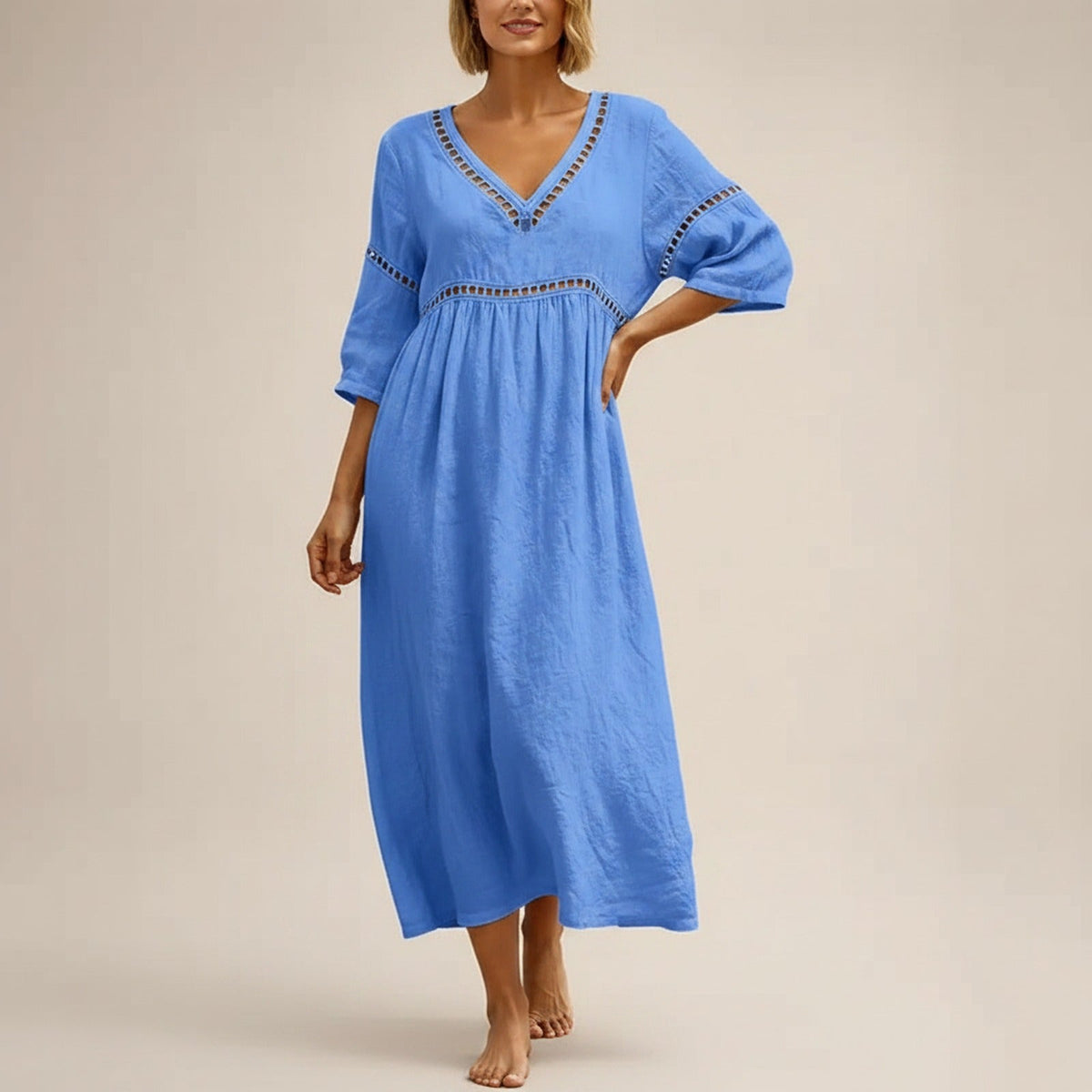 Kleid mit natürlicher Leichtigkeit und absolutem Komfort