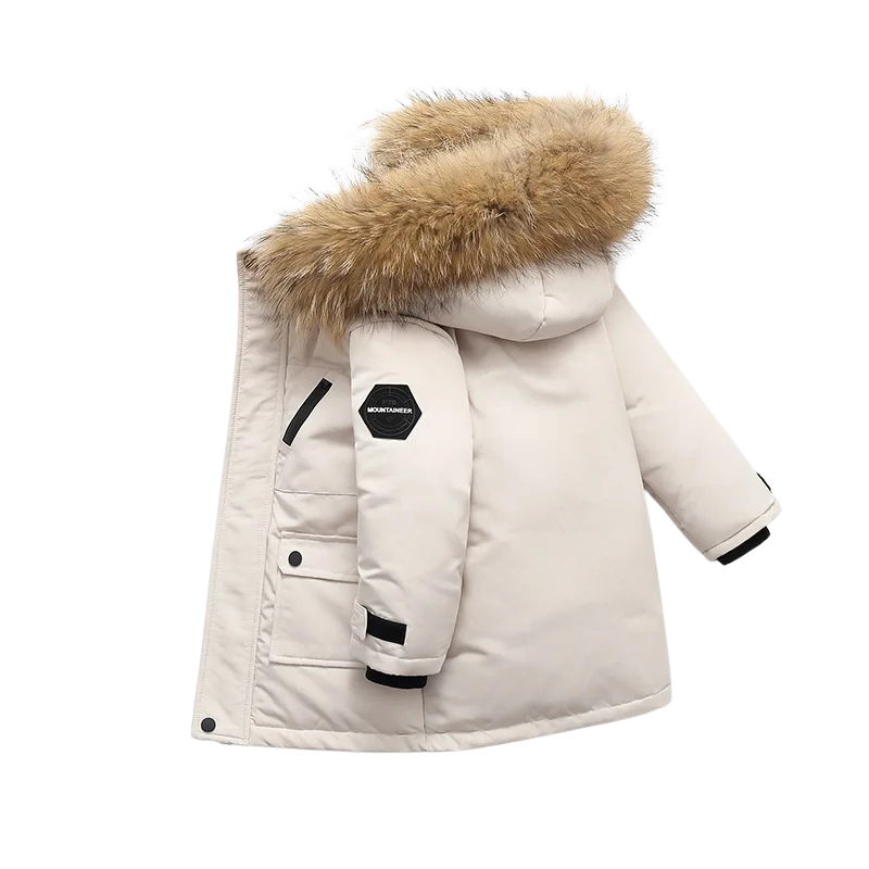 Winterjacke mit weicher Fellkante
