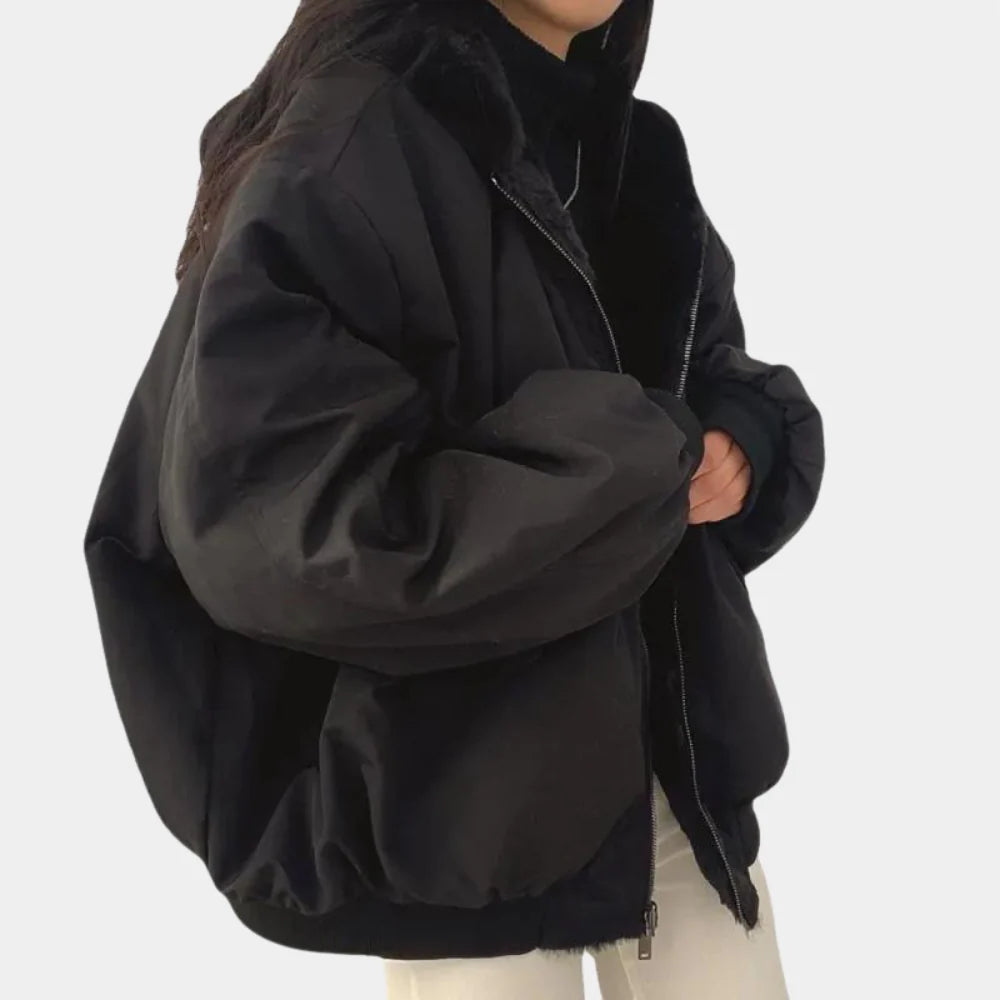 2-in-1 Damen-Wintermantel mit Kapuze Vielseitige Wärme und Stil für kaltes Wetter