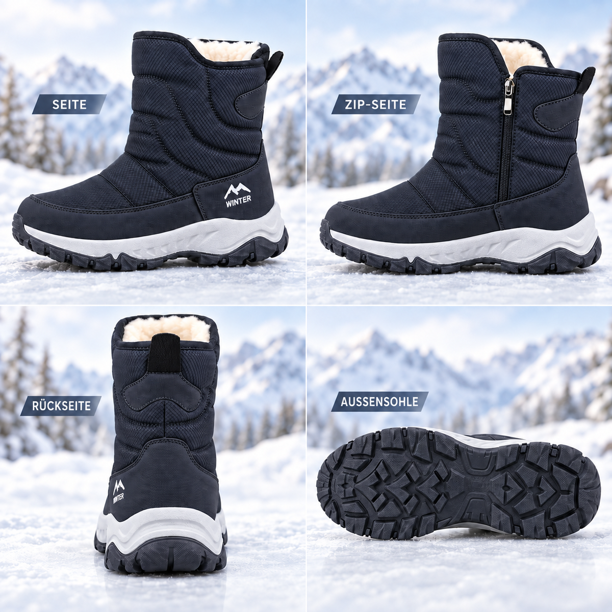 Winterstiefel für Herren Wasserdicht – ThermoStride