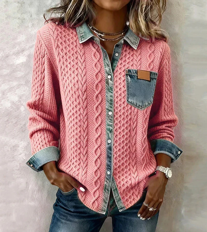 Arielle Patchwork-Stricktop