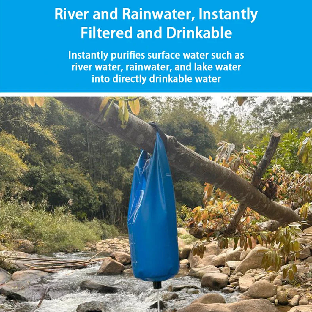 Schwerkraft-Wasserfilter 10L mit 0,01μm Ultrafiltration