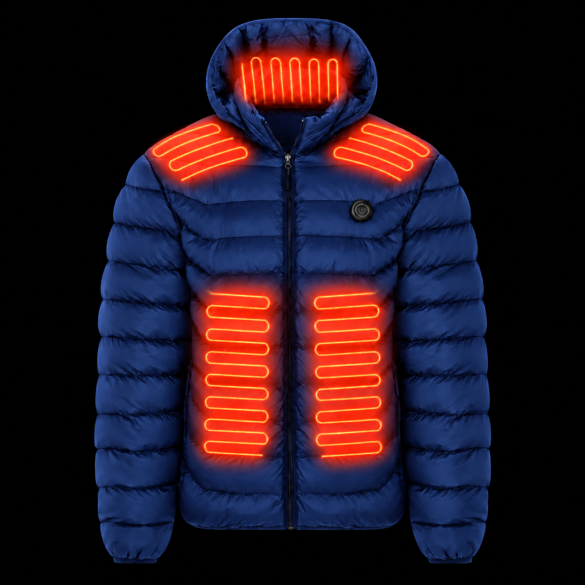 Unisex Beheizte Pufferjacke – Warmer & Komfortabler Wintermantel