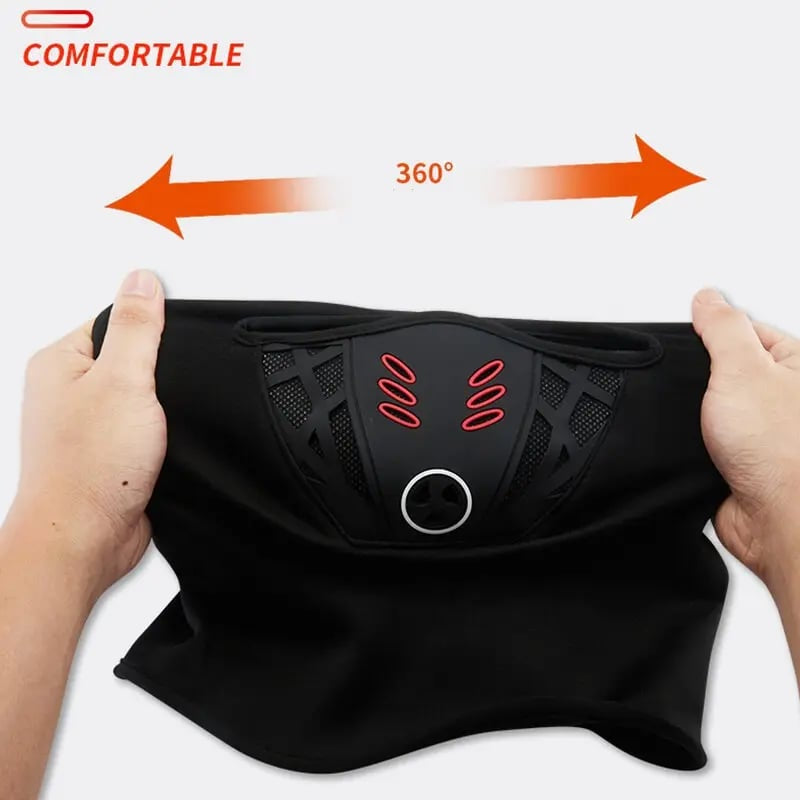 Skimaske Winter winddicht und warm 3D-Design atmungsaktive Kopftuch-Maske