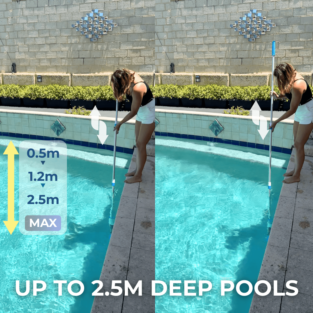 3 in 1 Kabelloser Aufladbarer Pool-Staubsauger