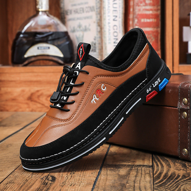 Casual Business Schuhe für Herren aus wasserfestem und fleckenresistentem Leder mit weicher Sohle für erhöhten Komfort