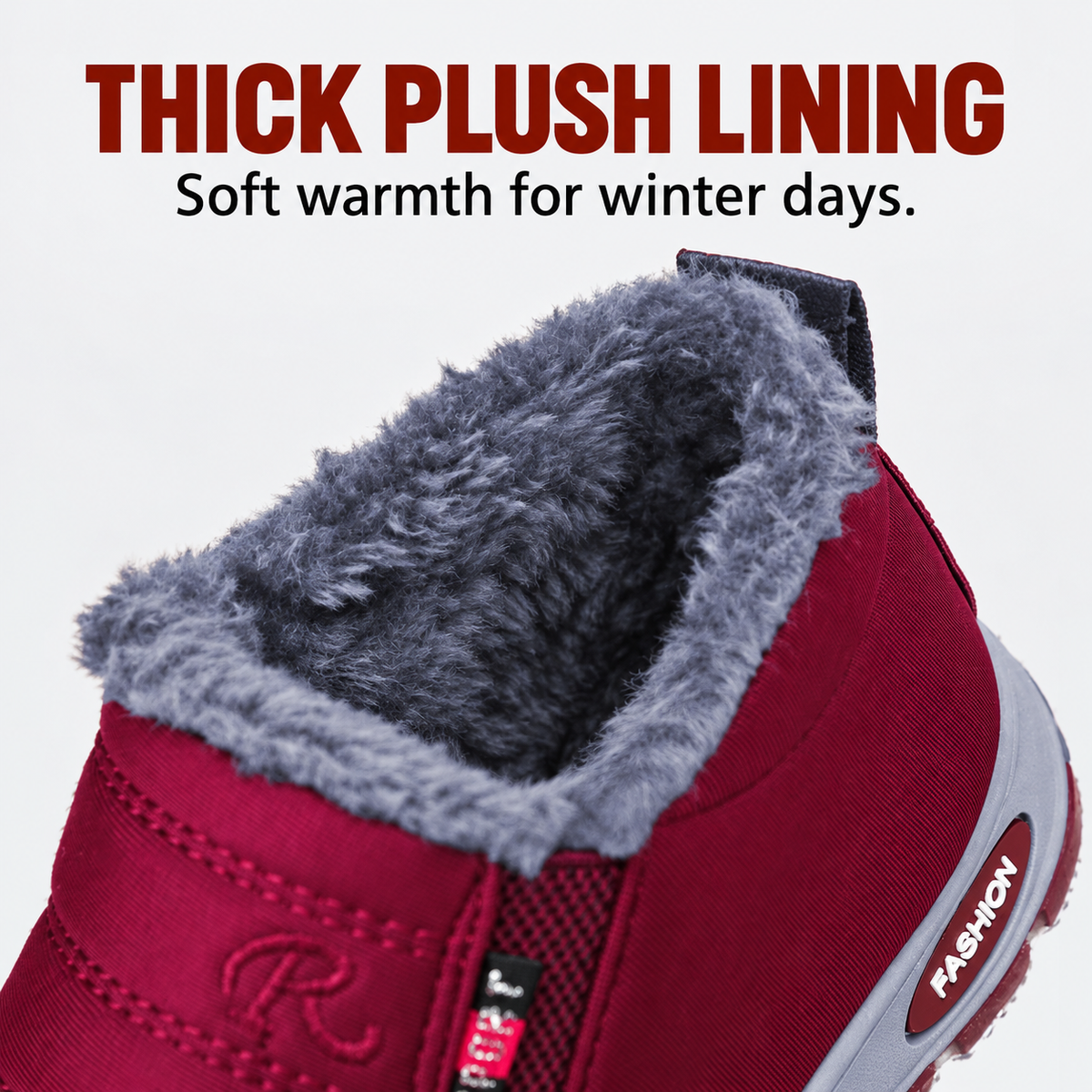 Damen Lunwick Winter-Stiefeletten – Dickes Plüschfutter mit Seitlichem Reißverschluss & Gepolsterter Sohle (US 4–12,5)