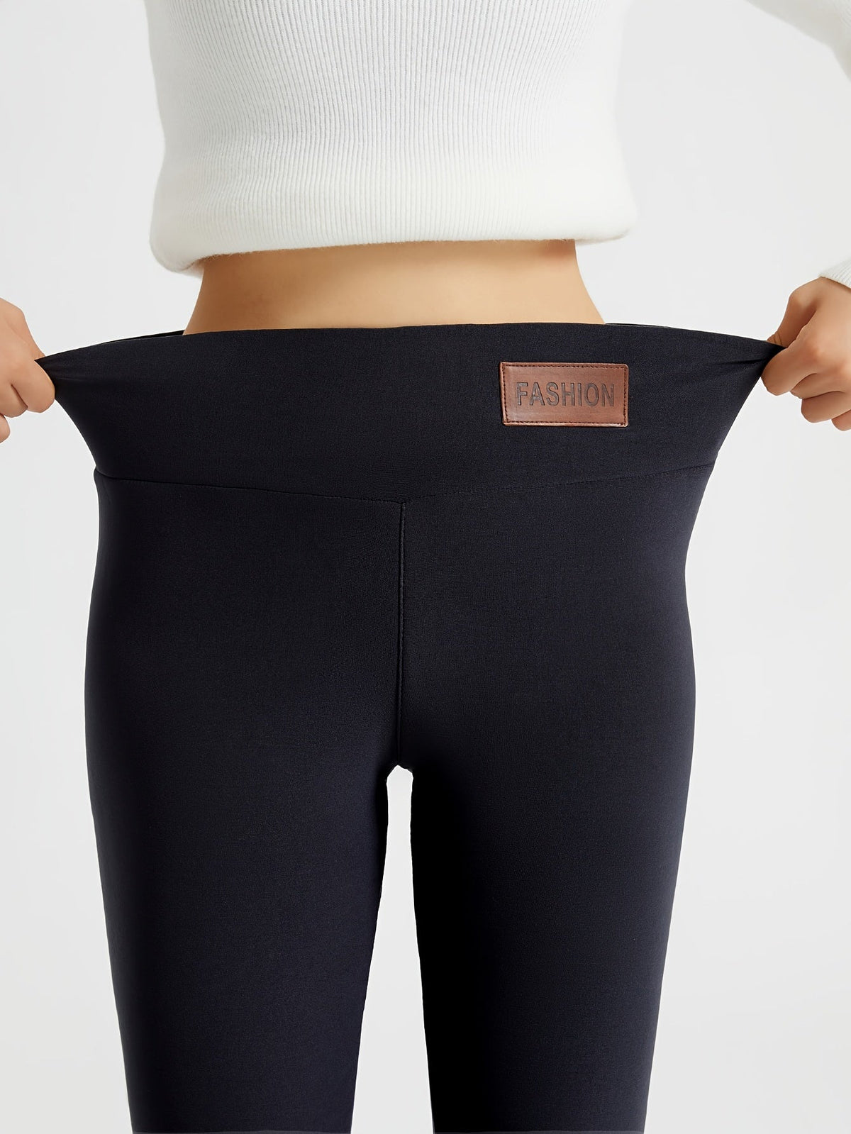High-Waist Kuschelige Winter-Leggings