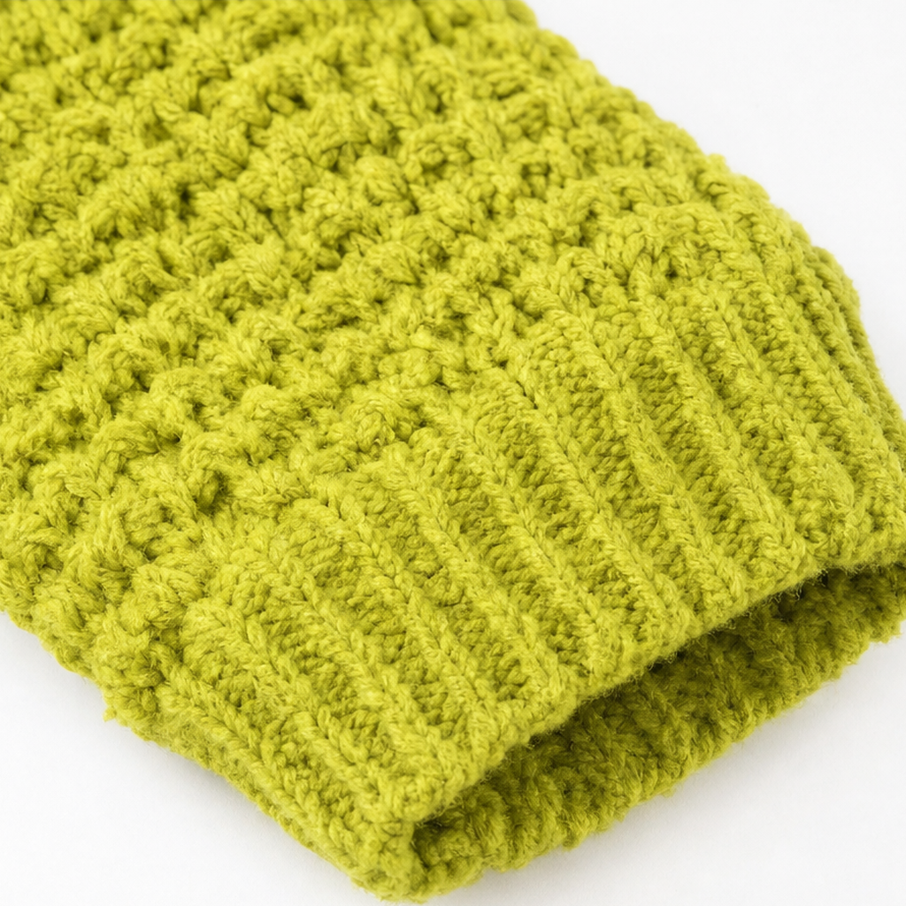 Chunky Knit Crossover V-Ausschnitt Pullover