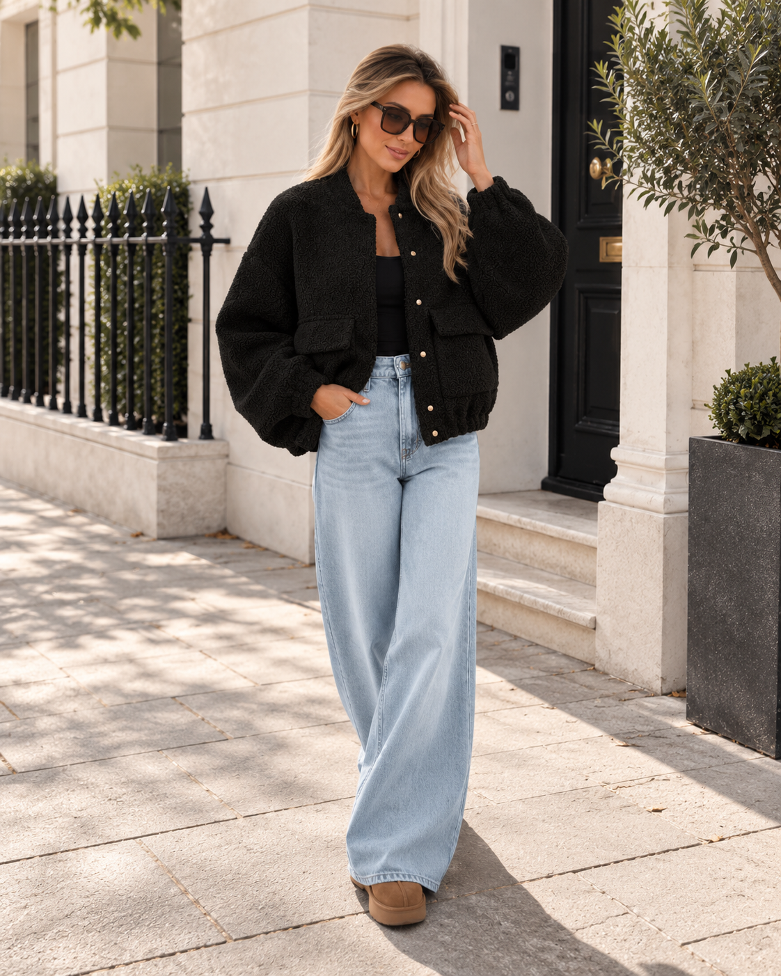 Cozy Bomberjacke