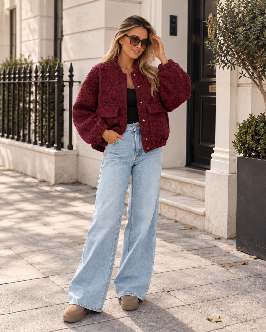 Cozy Bomberjacke