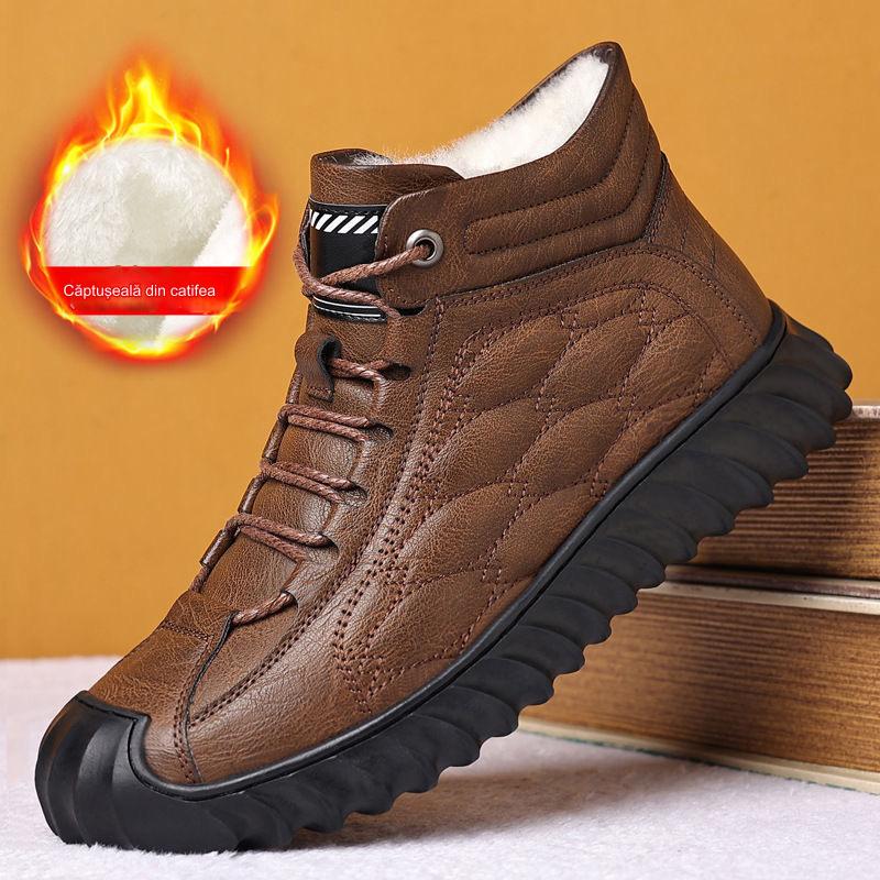 Schneestiefel für Herren mit Lederfutter