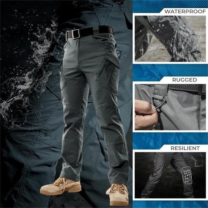 Herren Taktische Hose mit Wasserdichtem und Winddichtem Schutz für den Outdoor-Einsatz