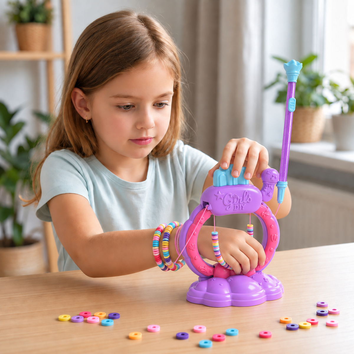 DIY Armband-Webmaschine Set für Mädchen