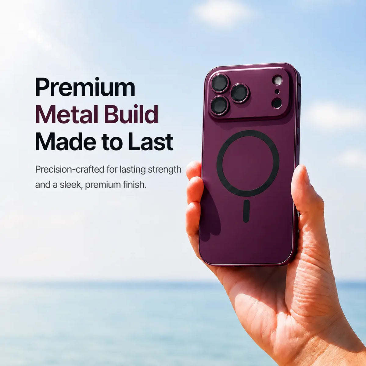 Metall iPhone Hülle
