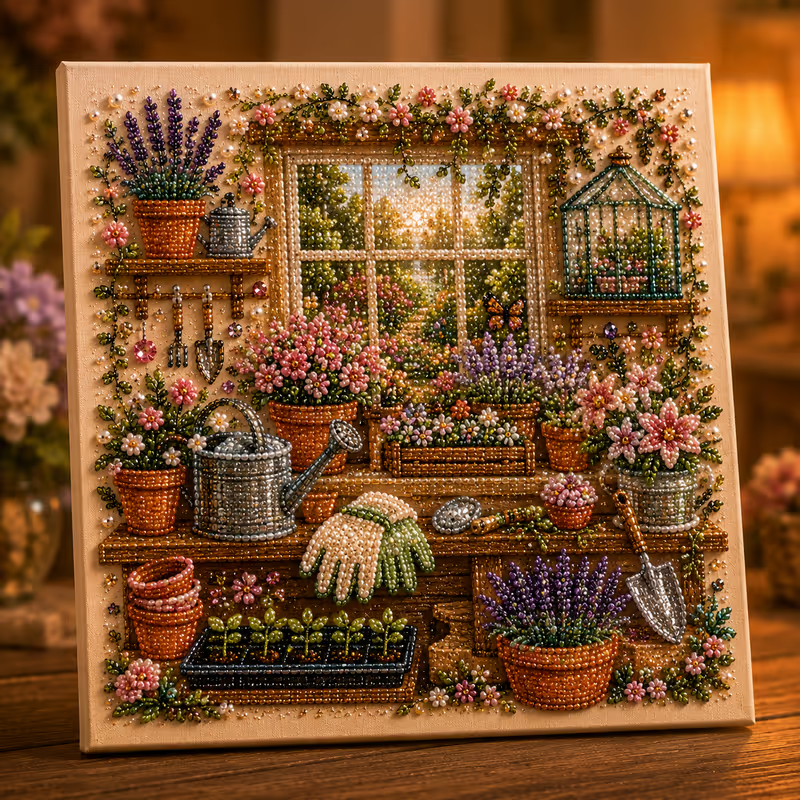Sewing Room Diamond Painting Kit