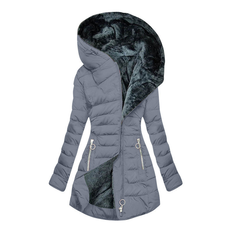 Daunenjacke mit Kapuze