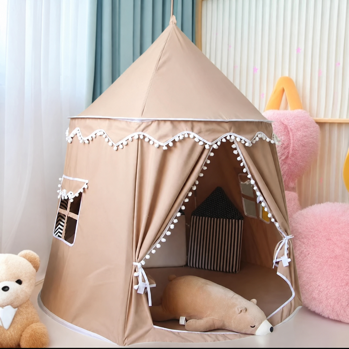 Gemütliches Kinder-Spielzelt – Ein charmantes Versteck zum Lesen & Spielen