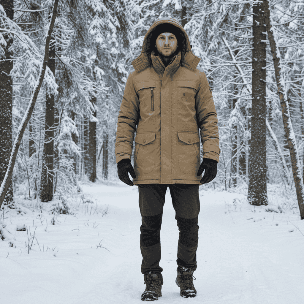 Gewattierte Parka für Wärme & Schutz an kalten Tagen