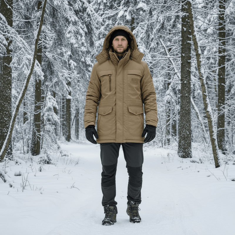 Gewattierte Parka für Wärme & Schutz an kalten Tagen