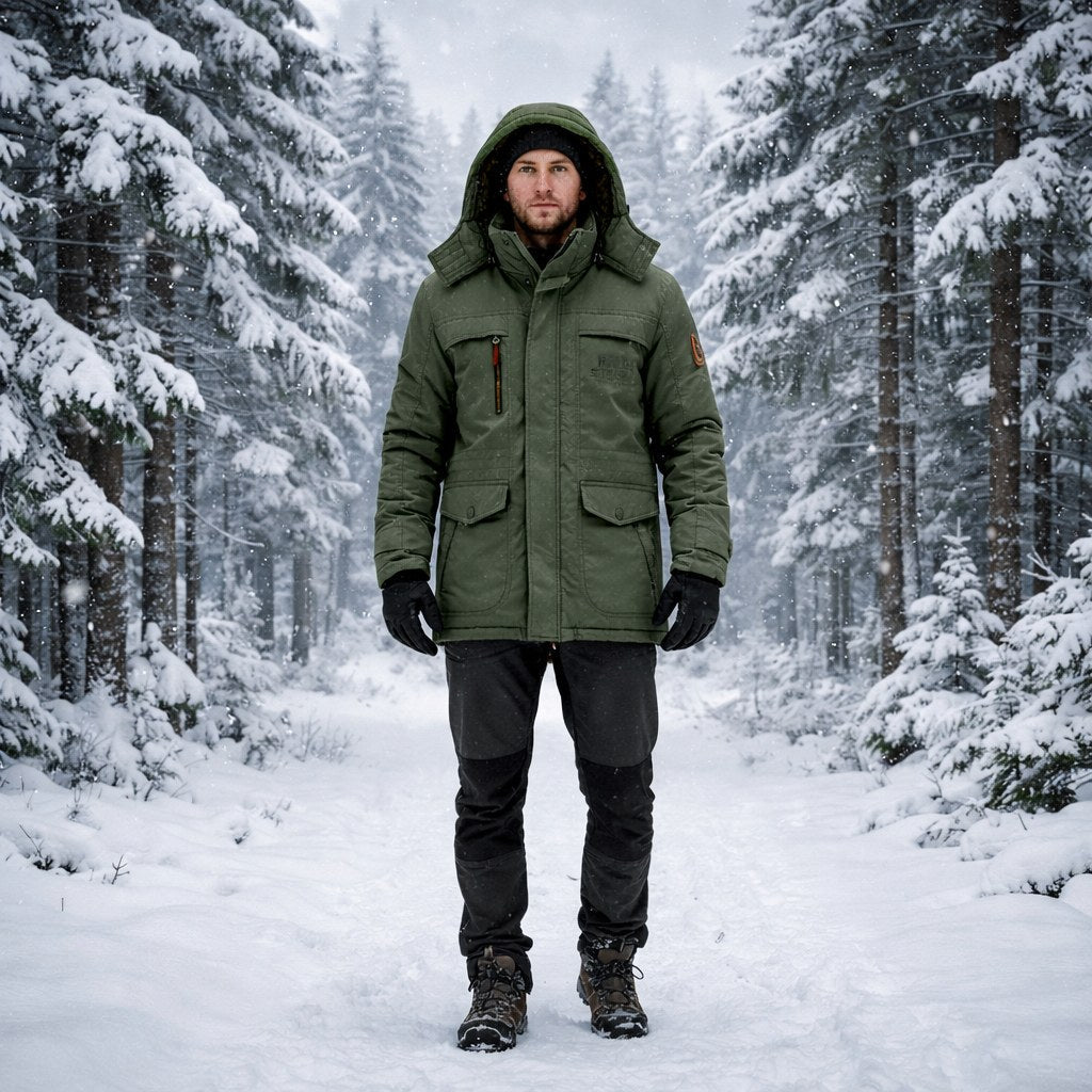 Gewattierte Parka für Wärme & Schutz an kalten Tagen